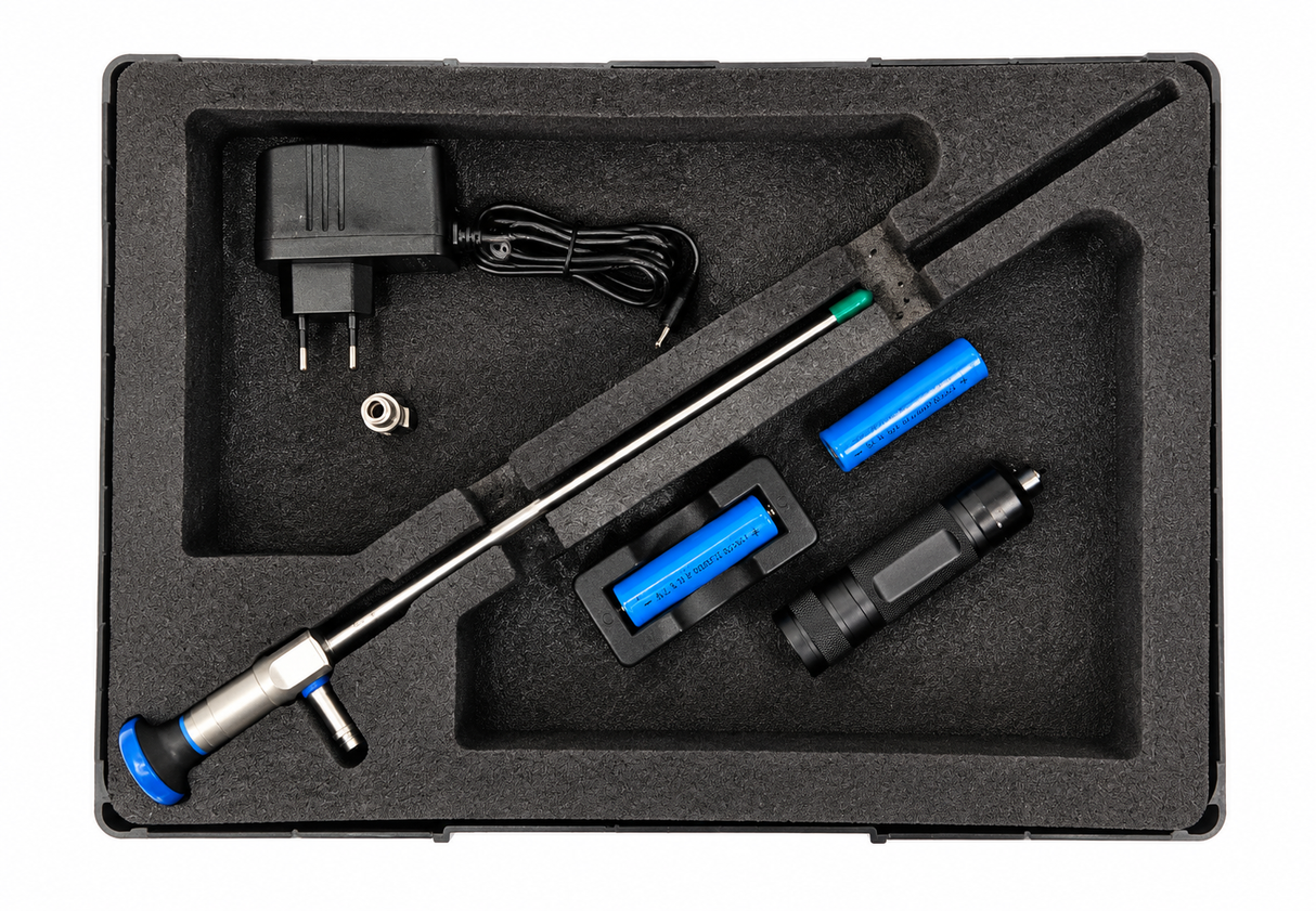 Endoscoop volledige set star 190 mm met opbergkoffer