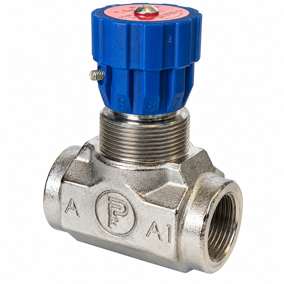 Debietregelaar lijm 1/4"-1/4" bi-bi