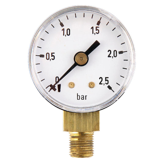 Manometer Ø 40mm 0-2.5bar - 1/8'' onder aansluiting